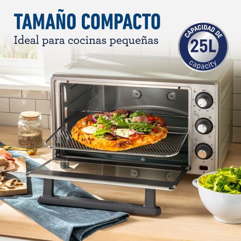 Horno con freidora de aire Oster® de 25 lt TSSTTVLS25-2