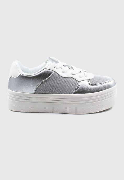Zapatilla mujer CY10510 plateada Stylo -0