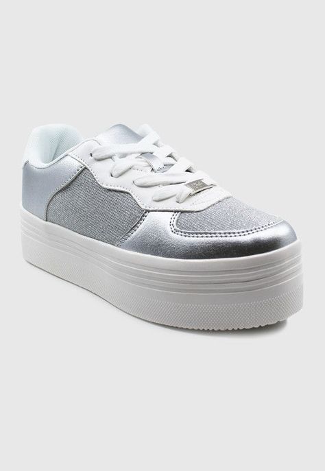 Zapatilla mujer CY10510 plateada Stylo -1