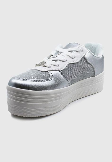 Zapatilla mujer CY10510 plateada Stylo -2