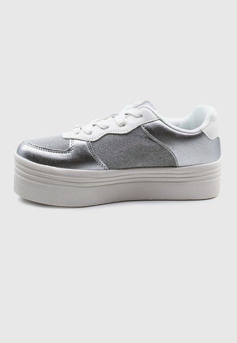 Zapatilla mujer CY10510 plateada Stylo -3