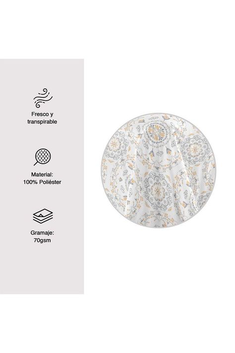 Juego de Sábanas de Microfibra 2 Mosaico-2