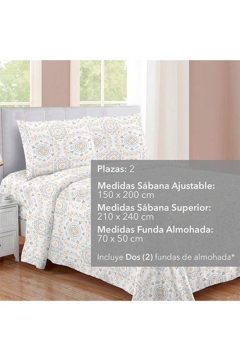 Juego de Sábanas de Microfibra 2 Mosaico-1