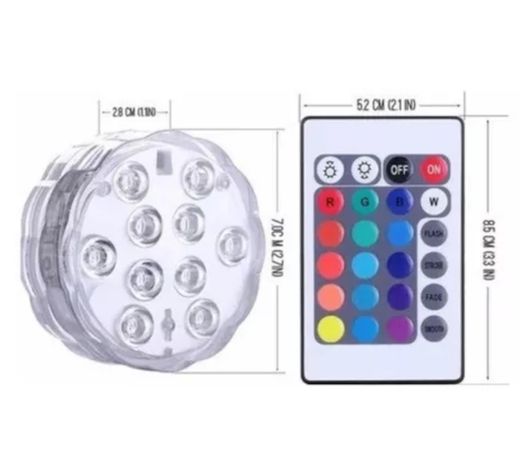 FOCO LED SUMERGIBLE CON CONTROL REMOTO-4