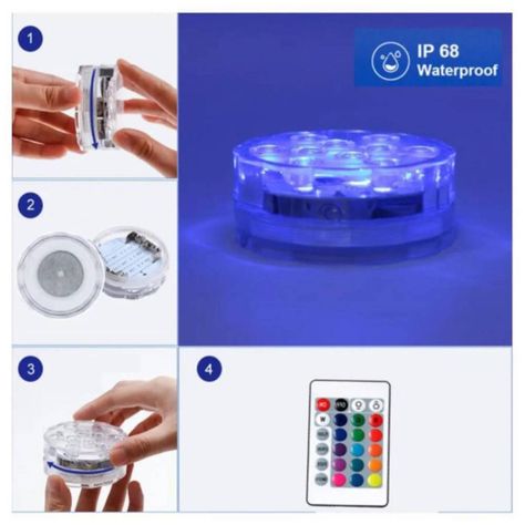 FOCO LED SUMERGIBLE CON CONTROL REMOTO-1