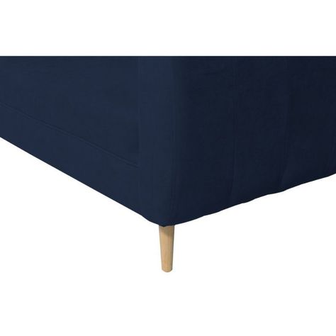 Sofá Lynette Chenille Tipo Lino Azul 3 Cuerpos-2