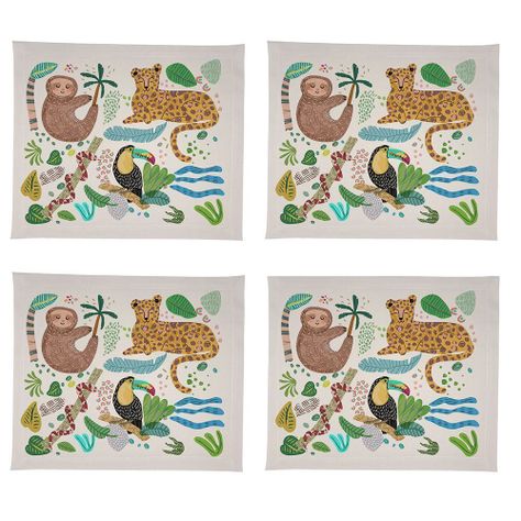 Set  de Individuales Impermeables Jungla-1