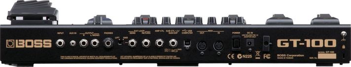 Pedalera multiefecto para guitarra Boss GT-100-1
