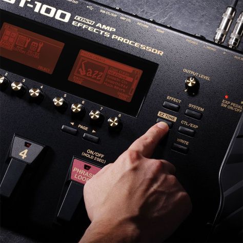 Pedalera multiefecto para guitarra Boss GT-100-3