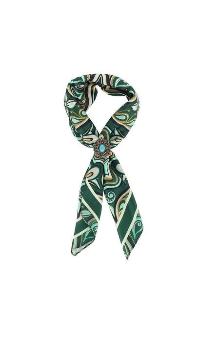 Pañuelo Bandana Mandala Verde Humana-0