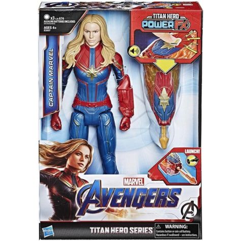 Juguete Figura De Accion Capitana Marvel 30Cm Accesorios-3