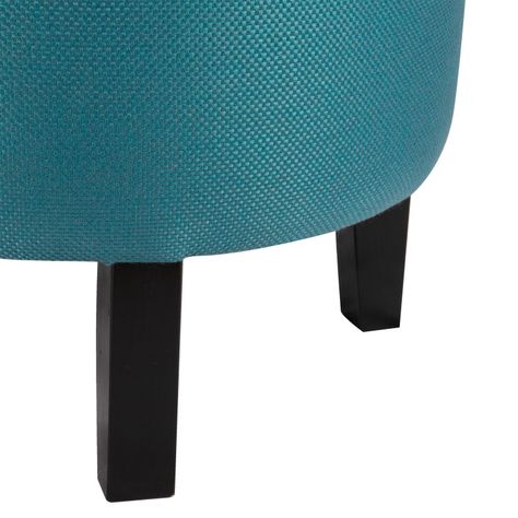 Pouf Jack Turquesa Omega 48x48x40 cm Máxima Design-3