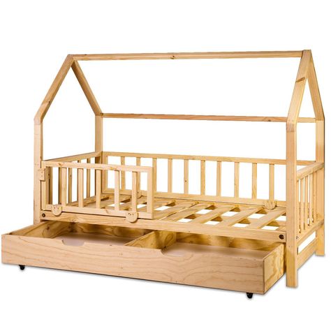 Cama para niños, Cama casa cajonera infantil bv - 1 plaza-3