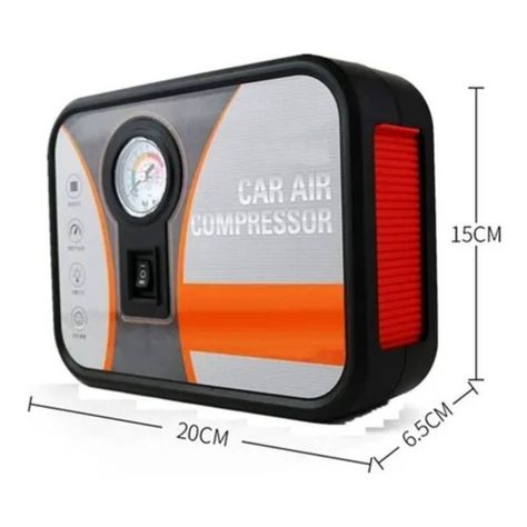 Compresor De Aire 12v Portátil Con Linterna-2