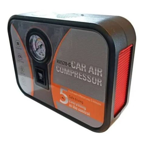 Compresor De Aire 12v Portátil Con Linterna-0