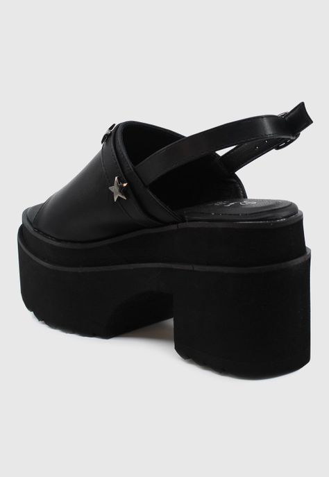 Sandalia Tanit negra Stylo Shoes-2