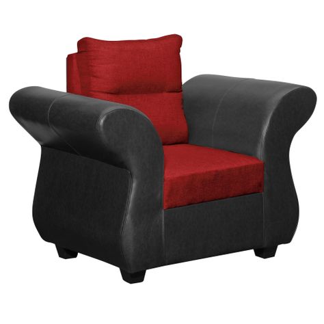 Juego de Living Zara 3.1.1 Tela-Pu Burdeo-3