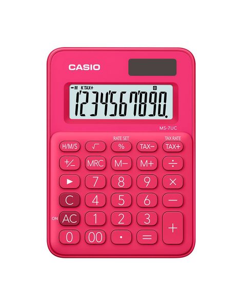 CALCULADORA CASIOSOBREMESA MS7UC ROSADO-0