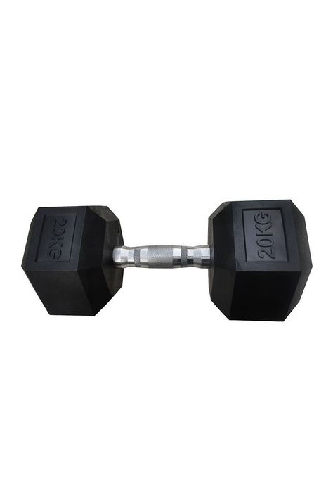Mancuerna Hexagonal 20 Kg Negro-0