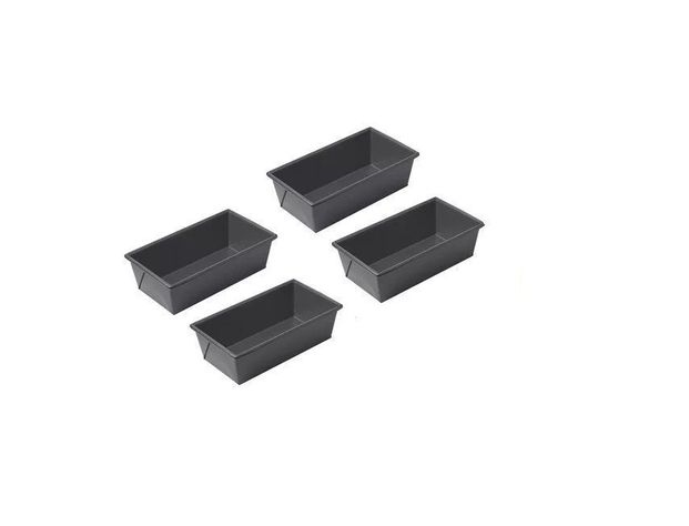 Pack X4 Molde Pan Molde Para Pan De Molde Rectangu-0