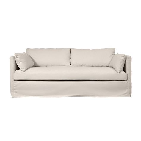 Sofá Quepe Chenille Hueso 3C-0
