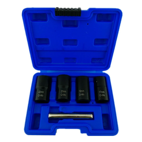 Set Dados Extractor Tuerca Pernos Rodados 5 Piezas-0