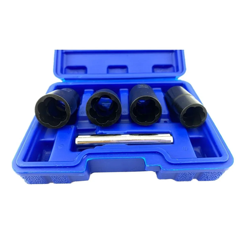 Set Dados Extractor Tuerca Pernos Rodados 5 Piezas-1