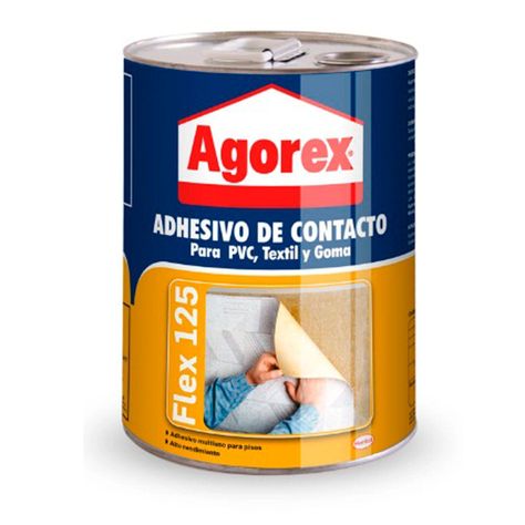 Pegamento Adhesivo De Contacto Agorex Flex 125 Galon-0