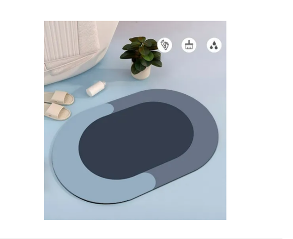 Alfombra De Baño Premium Antideslizante Ultra Absorbente-1