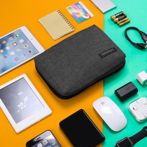 Bagsmart Organizador POMONA accesorios electrónicos- Negro-6