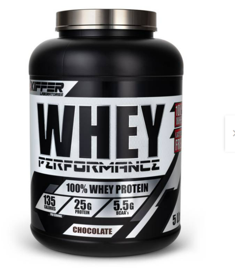 PROTEÍNA 100% WHEY PERFOMANCE - KIFFER - 5 LIBRAS CHOCOLATE-0