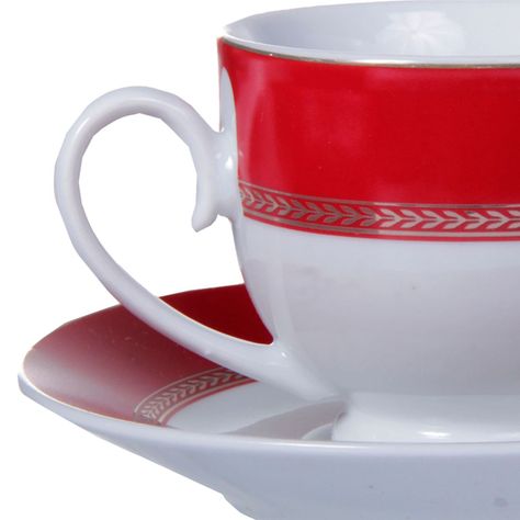 Juego de Tazas Para Café Polska Red 12 Piezas-2