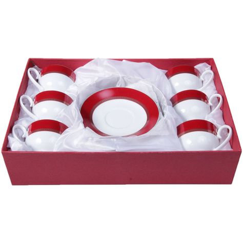 Juego de Tazas Para Café Polska Red 12 Piezas-3