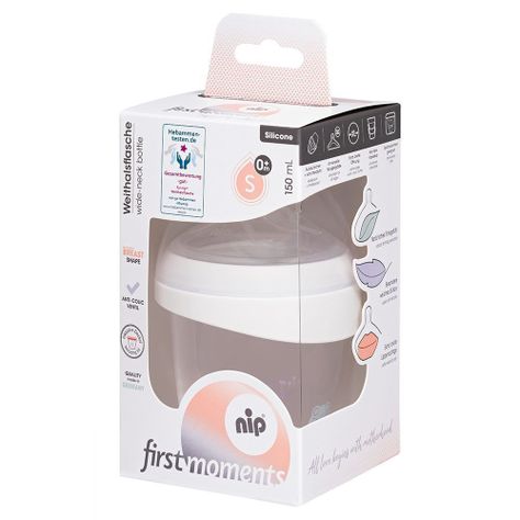 Mamadera Moment Cuello Ancho Rana 150 ml NIP -0