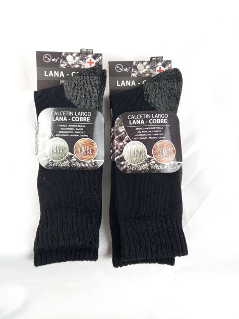 Pack De 2 Pares De Calcetines De Hombre Lana/Cobre-0