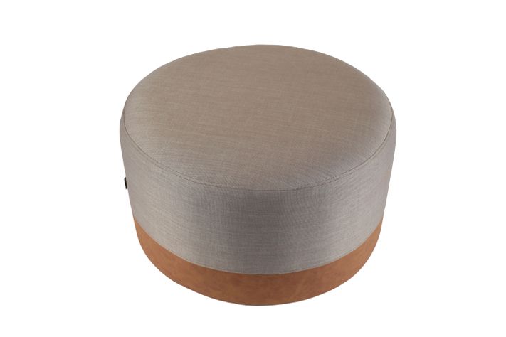 LOW POUF REDONDO GRIS CLARO UBUNTU-1