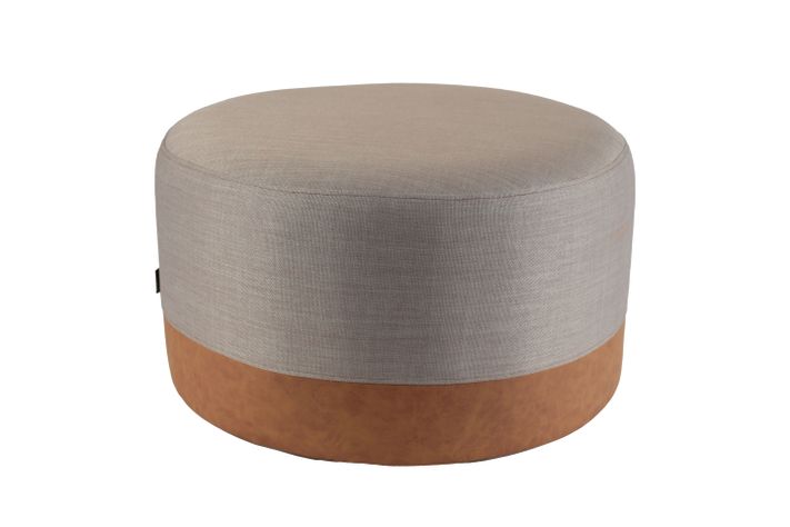 LOW POUF REDONDO GRIS CLARO UBUNTU-0