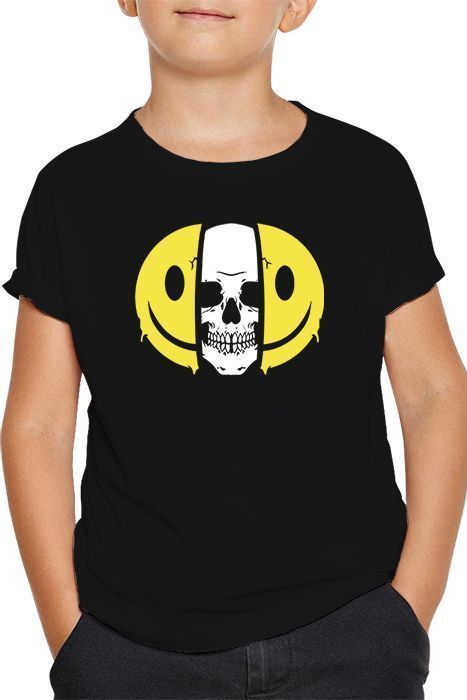 Polera niño diseño calavera 8-0