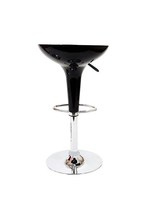 Pack 2 - Piso Bar Regulable Taburete Estilo Retro - Negro-3
