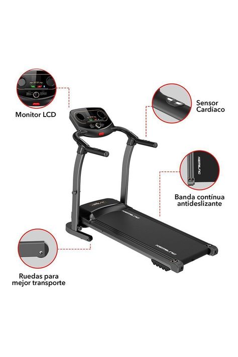 Pack Trotadora M201 + Spinning Pro Negro-3