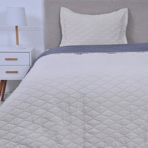 Quilt Bicolor Liso 1.5 Plazas Arena/Marengo-0