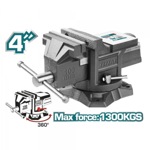 Tornillo De Banco Base Giratoria Total 4 Pulg-1