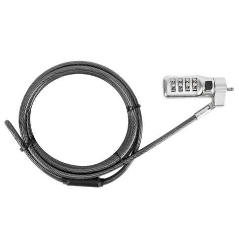 Cable De Seguridad Notebook 3x1 Con Combinación-0