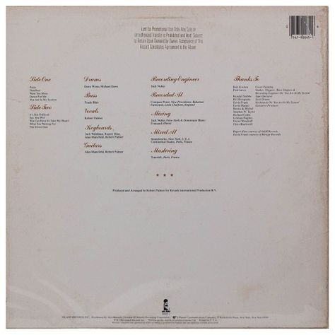 ROBERT PALMER - PRIDE  VINILO USADO-1