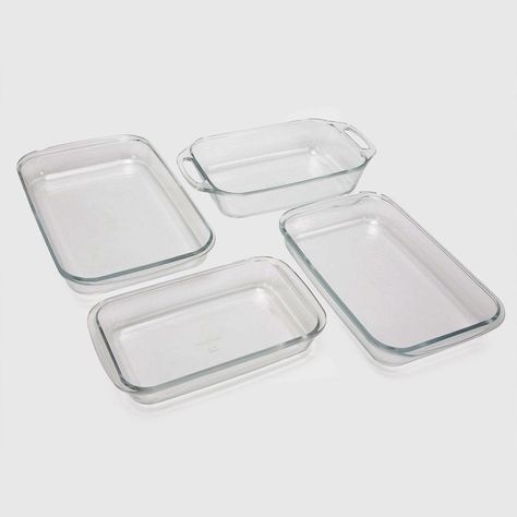 Set 4 Asaderas De Vidrio AH106 - ArtHome-0