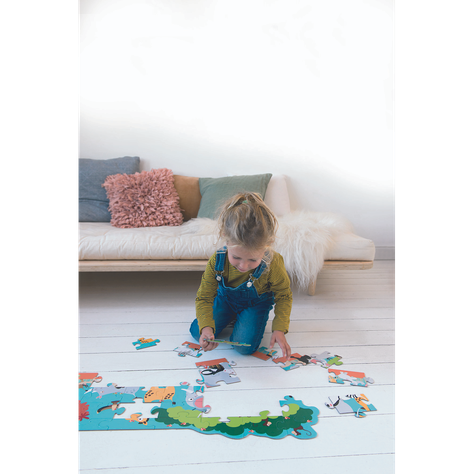 PUZZLE 36PCS DE PISO, SAFARI-5