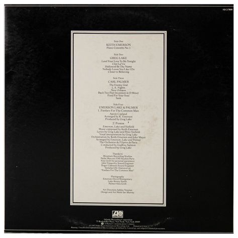 EMERSON, LAKE & PALMER - WORKS (2LP) VINILO USADO-1
