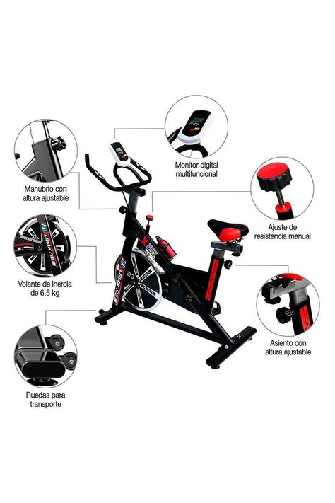 Pack Trotadora Kemilng K500 + Spinning HomeFitness Blanco-4