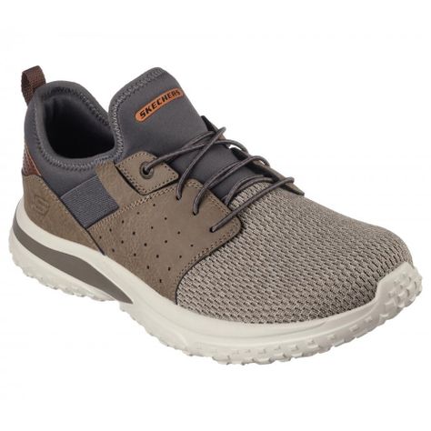 Zapatilla Hombre Solvano Beige Skechers-0