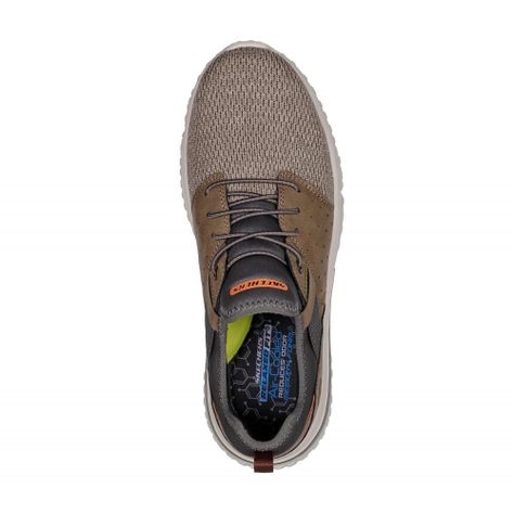 Zapatilla Hombre Solvano Beige Skechers-1